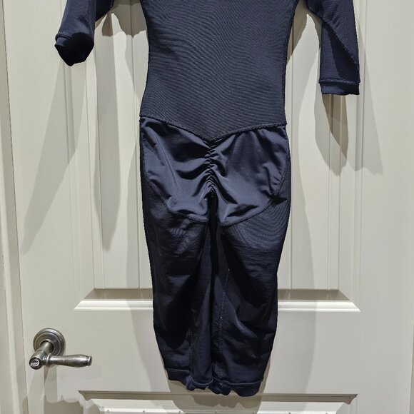 Fajate Compression bodysuit with 3/4 length sleeves, size XS, black - Picture 4 of 6